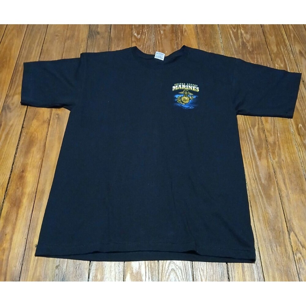 Bayside The True American United States Marine Semper FL   T Shirt  Large  NWOT